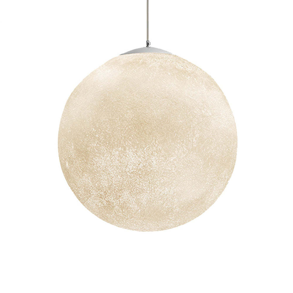 Simple White Moon Pendant Light Ball Floor Lamp -Homdiy