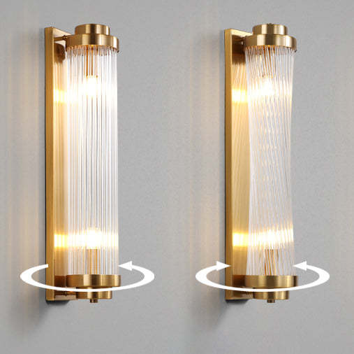 Modern Gold Pillar Wall Lamp -Homdiy