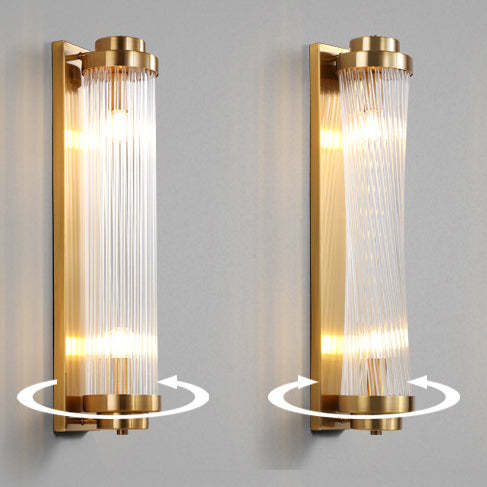 Modern Gold Pillar Wall Lamp -Homdiy