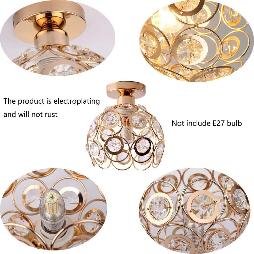 Fancy Gold Luxury Ball Hallway Ceiling Light -Homdiy