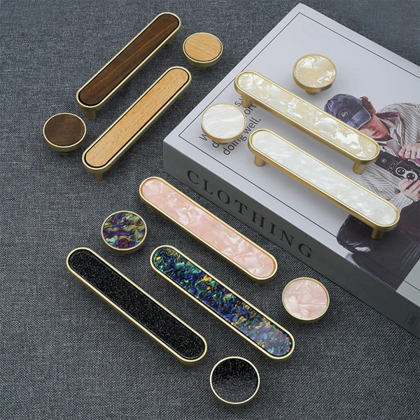 Luxury Natural Shell Cabinet Handles