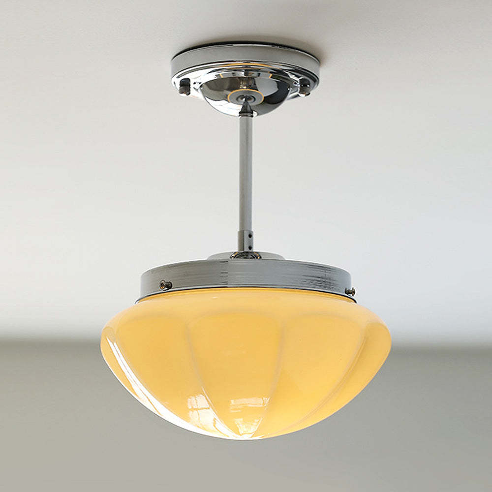 Contemporary Milky Simple Hallway Ceiling Light -Homdiy