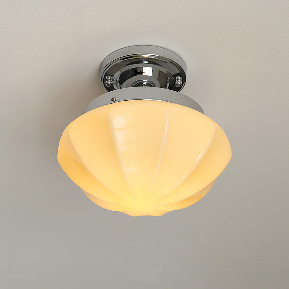 Homdiy Contemporary Milky Simple Hallway Ceiling Light For Hallway
