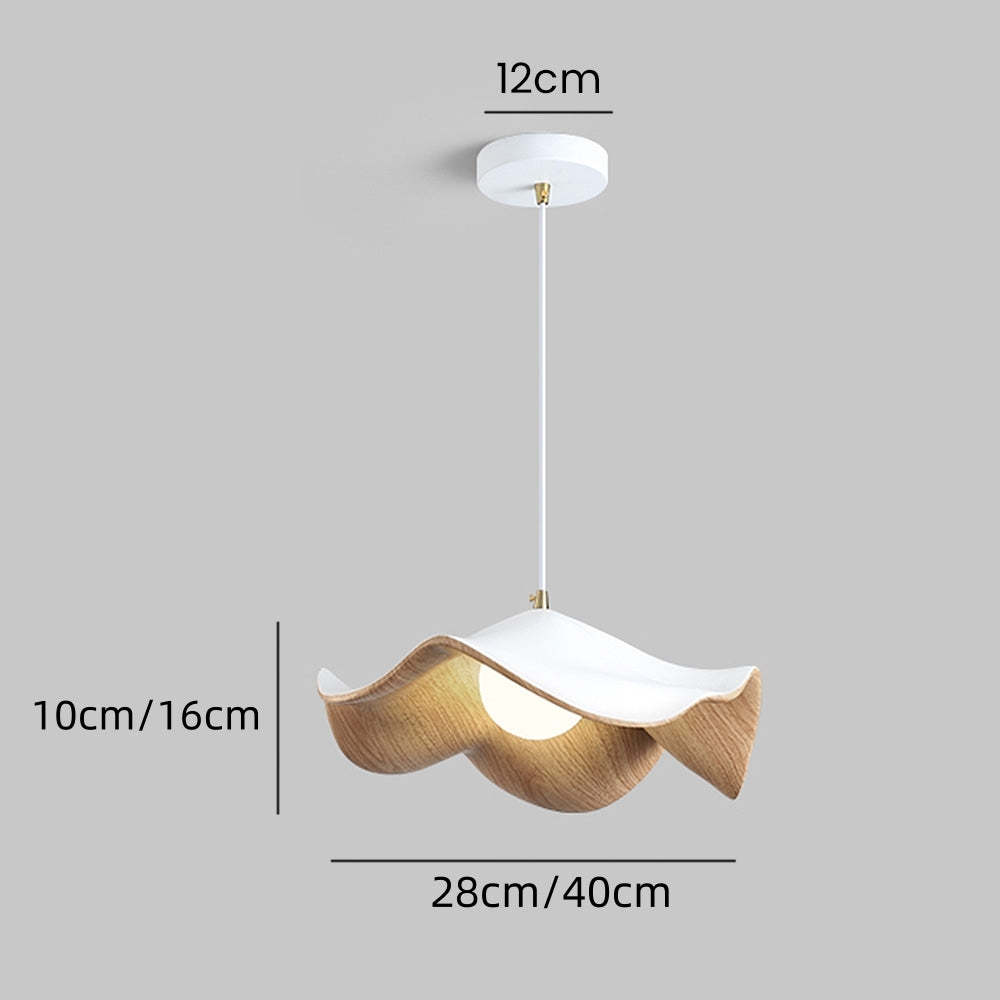Minimalist Lotus Leaf Pendant Light -Homdiy