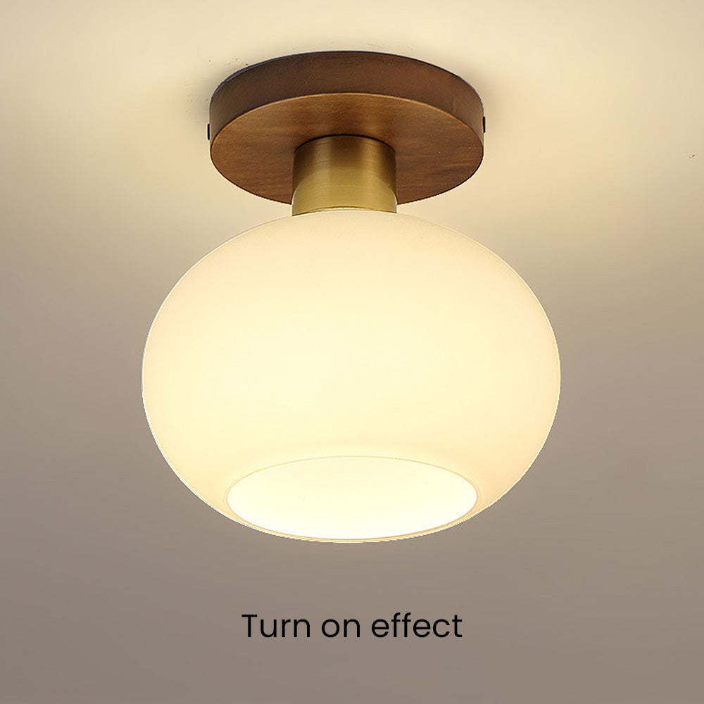 Nordic White Entrance Ceiling Hallway Light -Homdiy