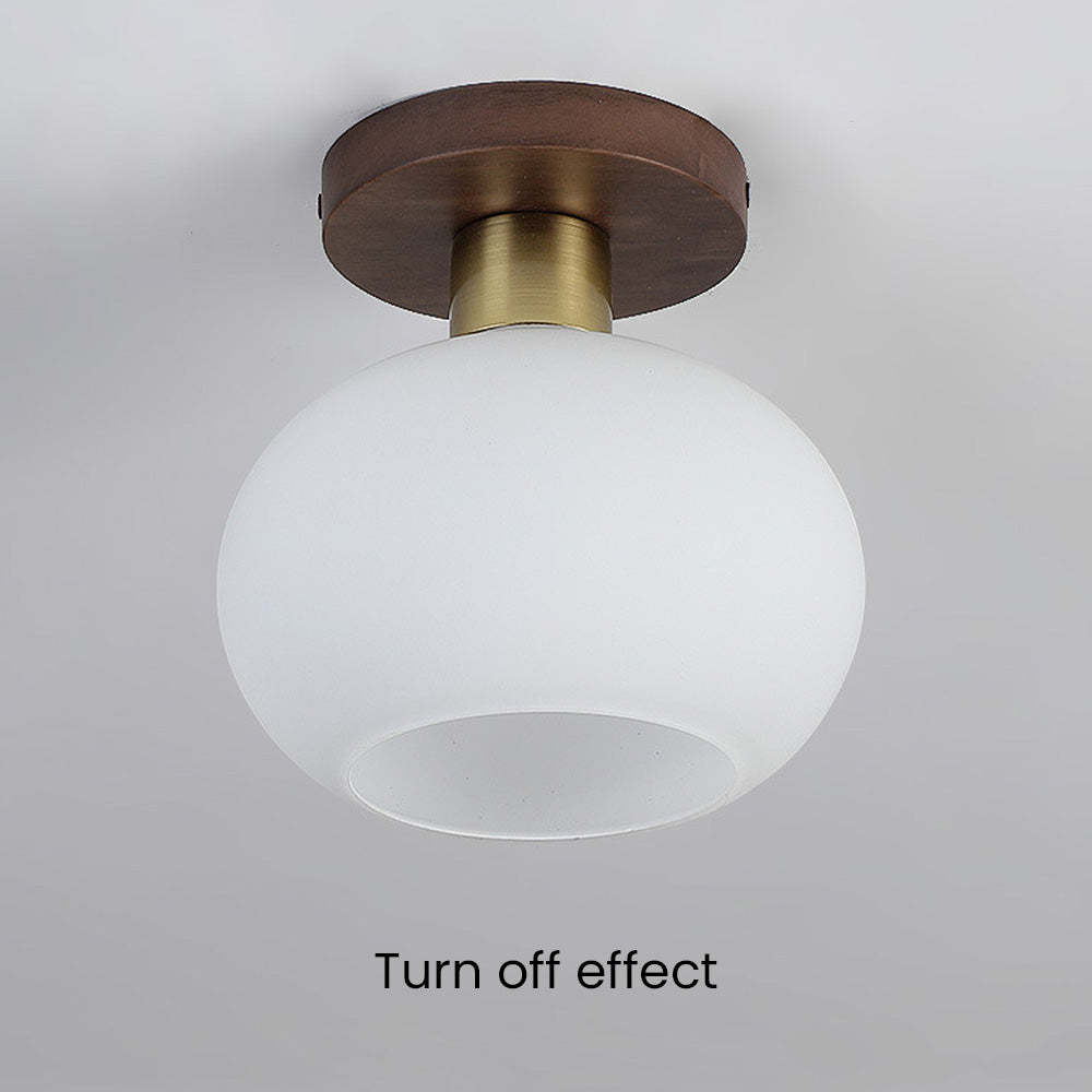 Nordic White Entrance Ceiling Hallway Light -Homdiy