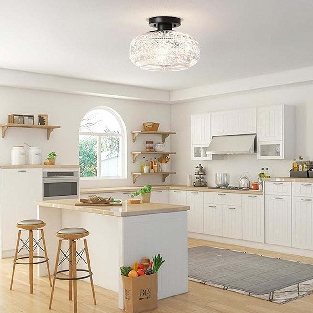 Retro Clear Luxury Ceiling Hallway Light -Homdiy