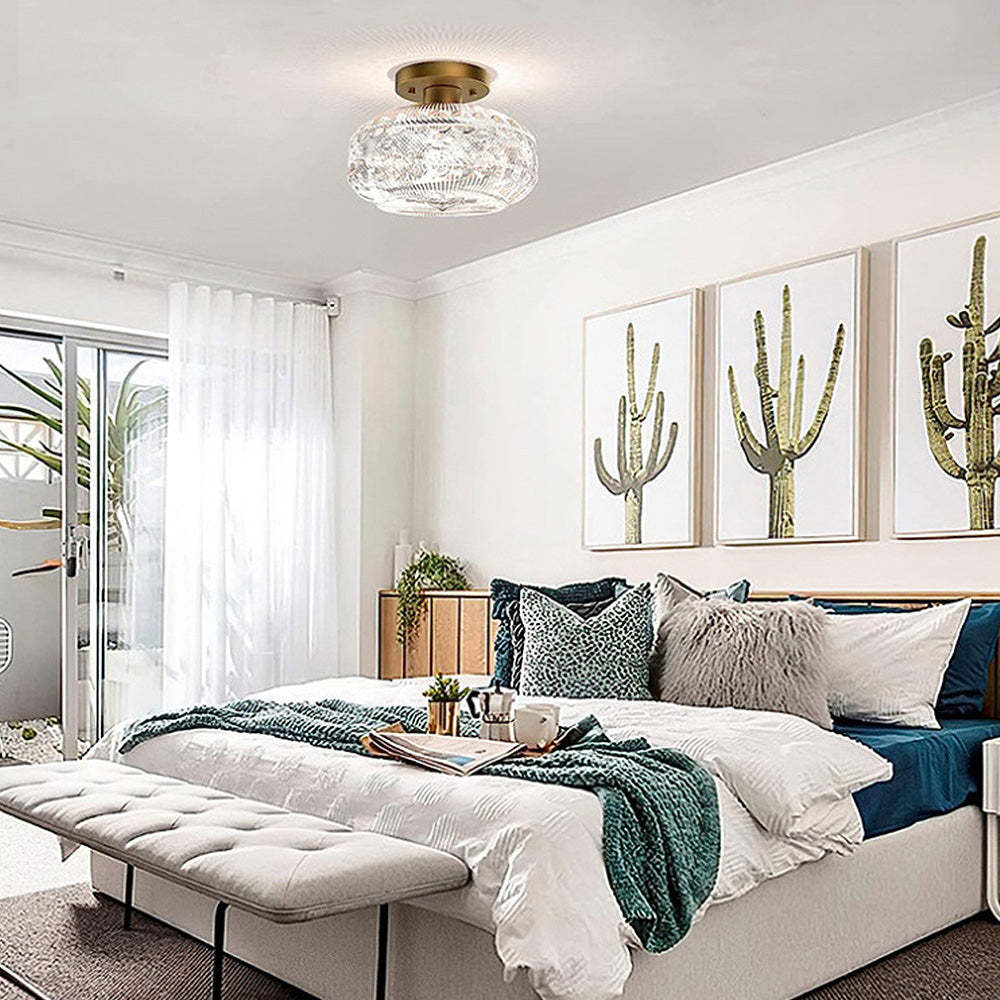 Retro Clear Luxury Ceiling Hallway Light -Homdiy