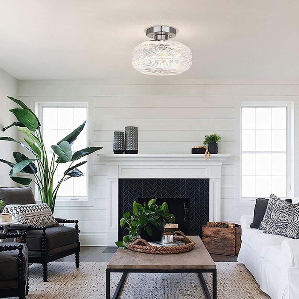 Retro Clear Luxury Ceiling Hallway Light -Homdiy