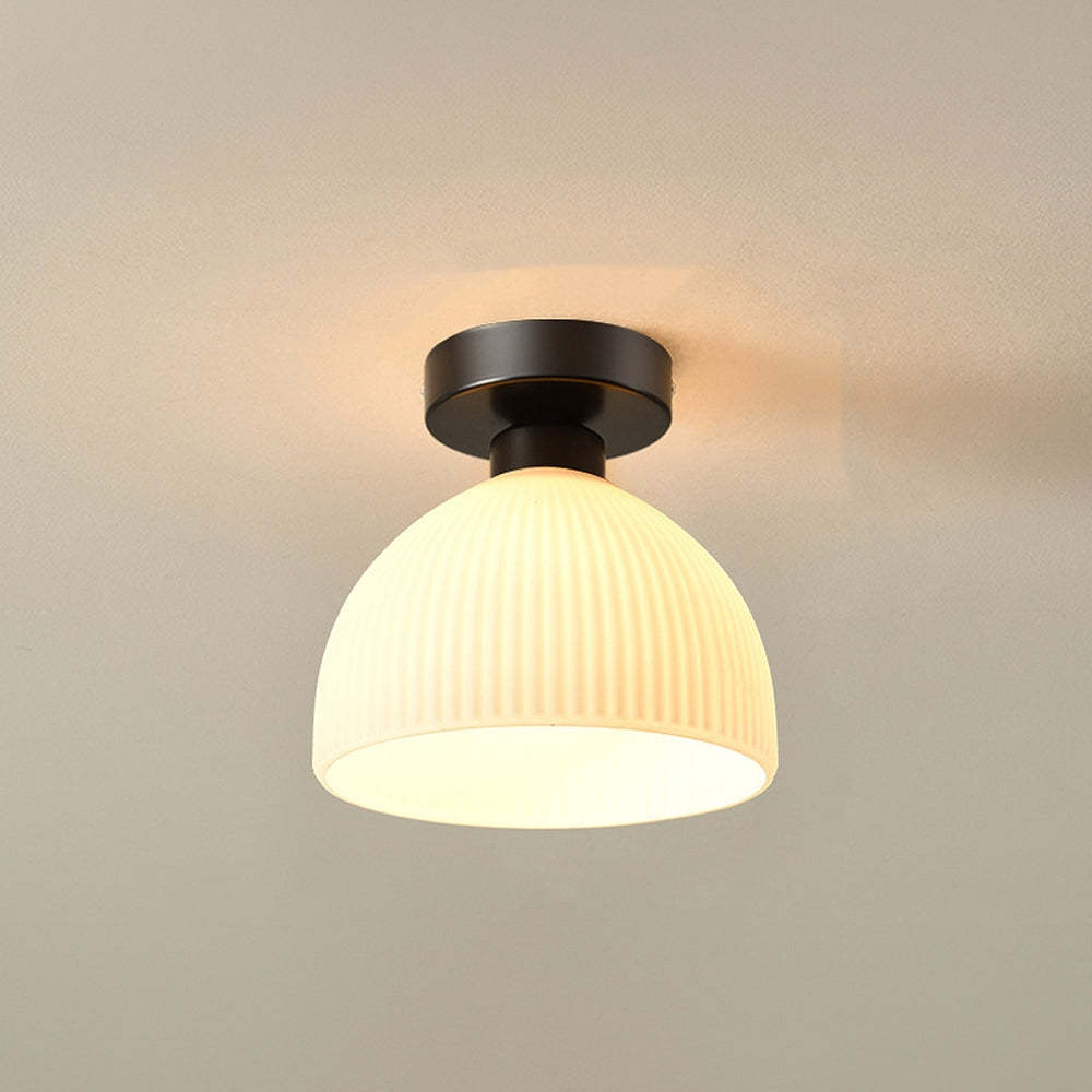 French White Simple Hallway Ceiling Light -Homdiy