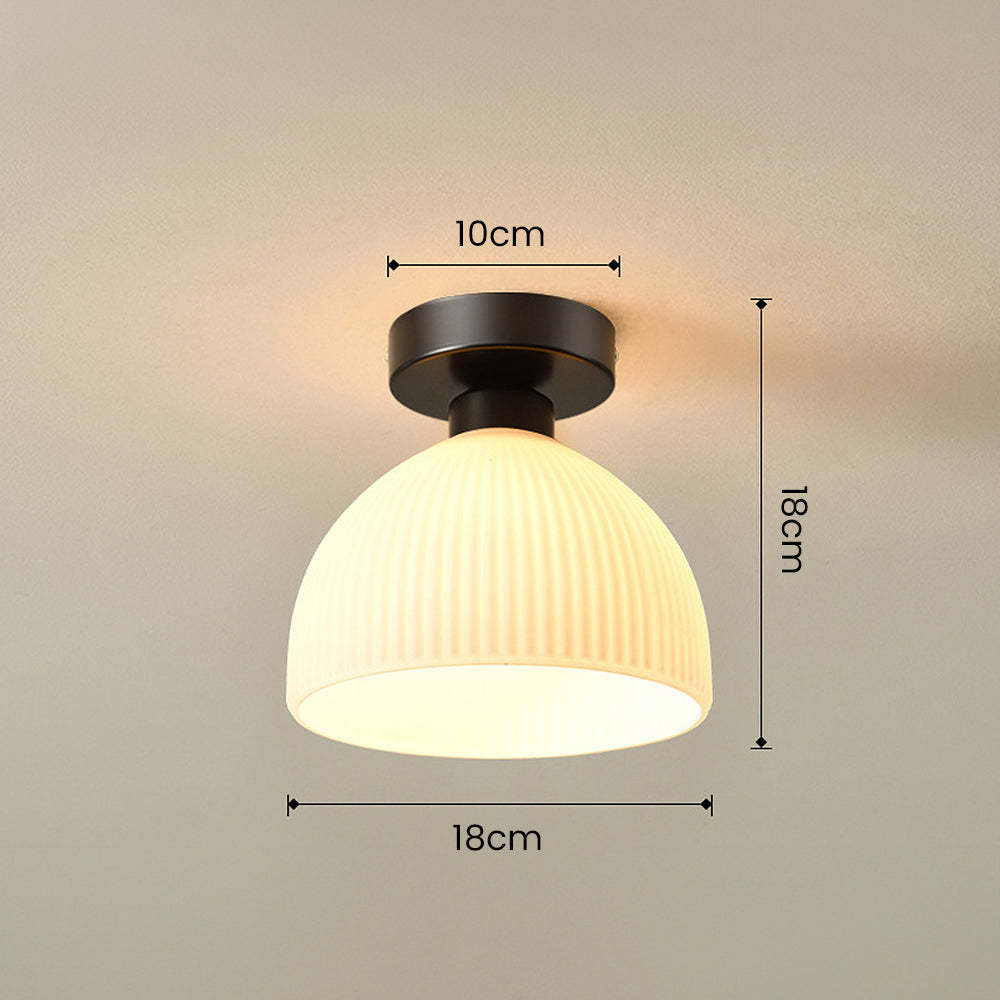 French White Simple Hallway Ceiling Light -Homdiy