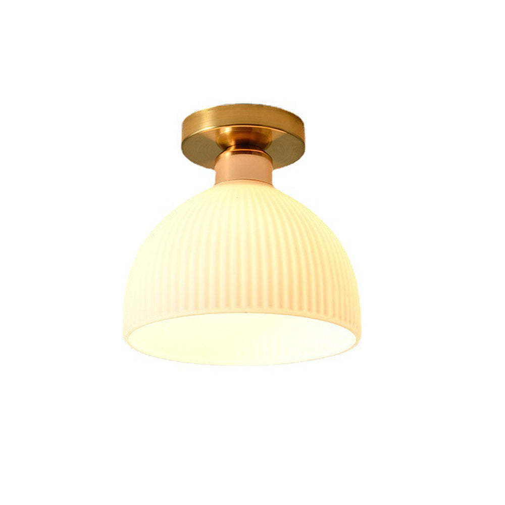 French White Simple Hallway Ceiling Light -Homdiy