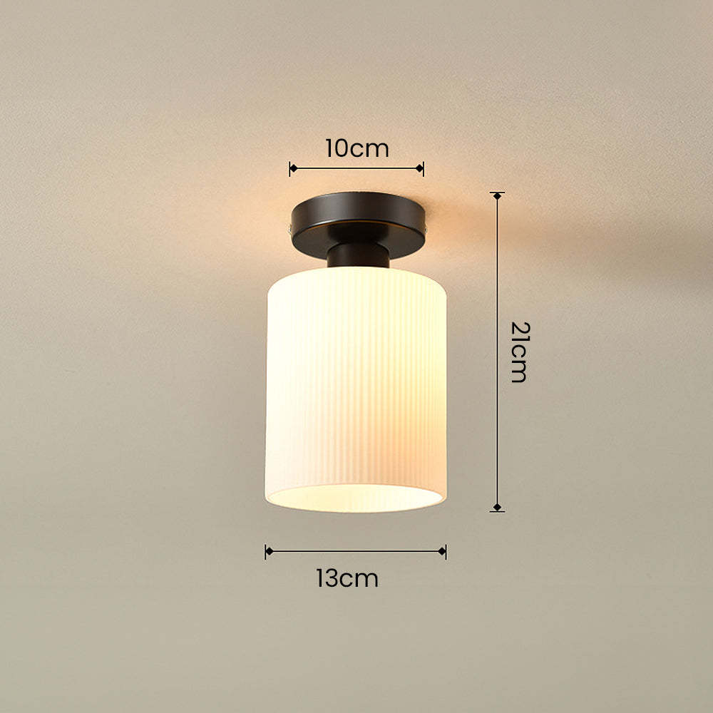 French White Simple Hallway Ceiling Light -Homdiy