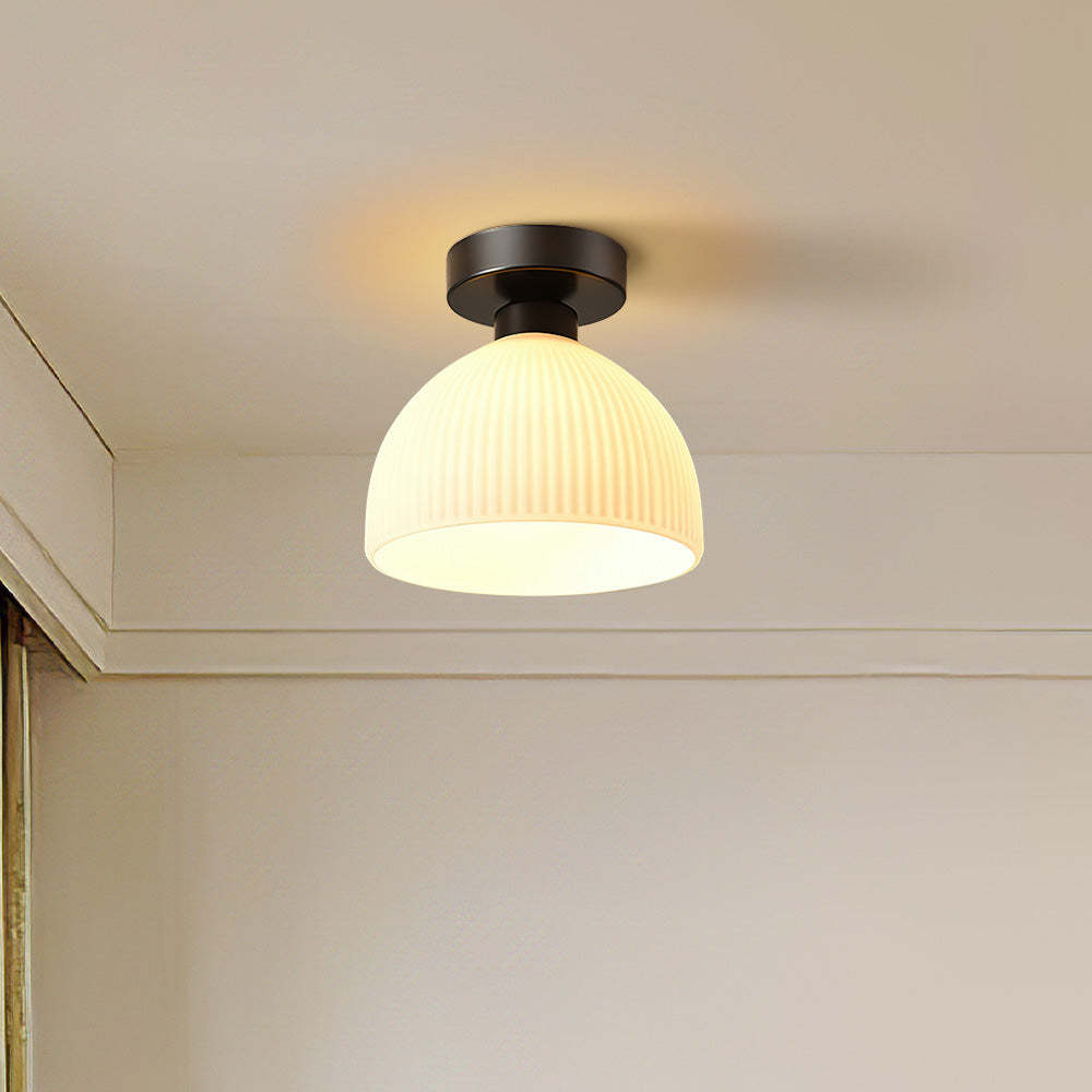 French White Simple Hallway Ceiling Light -Homdiy