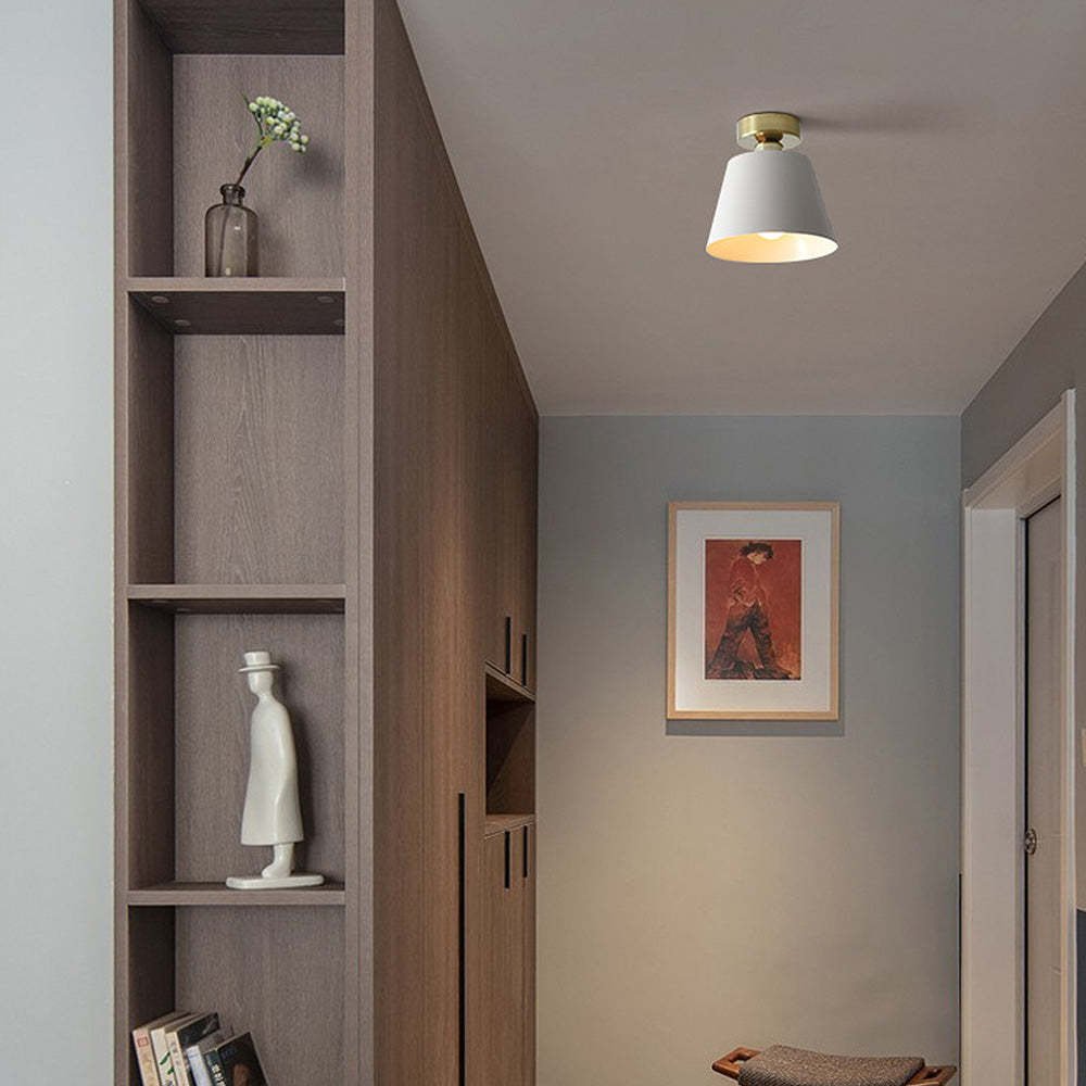 Nordic Simple Iron Shade Ceiling Light -Homdiy