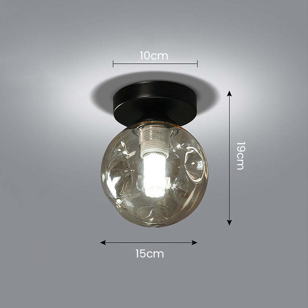Scandinavian Glass Ball Ceiling Light -Homdiy