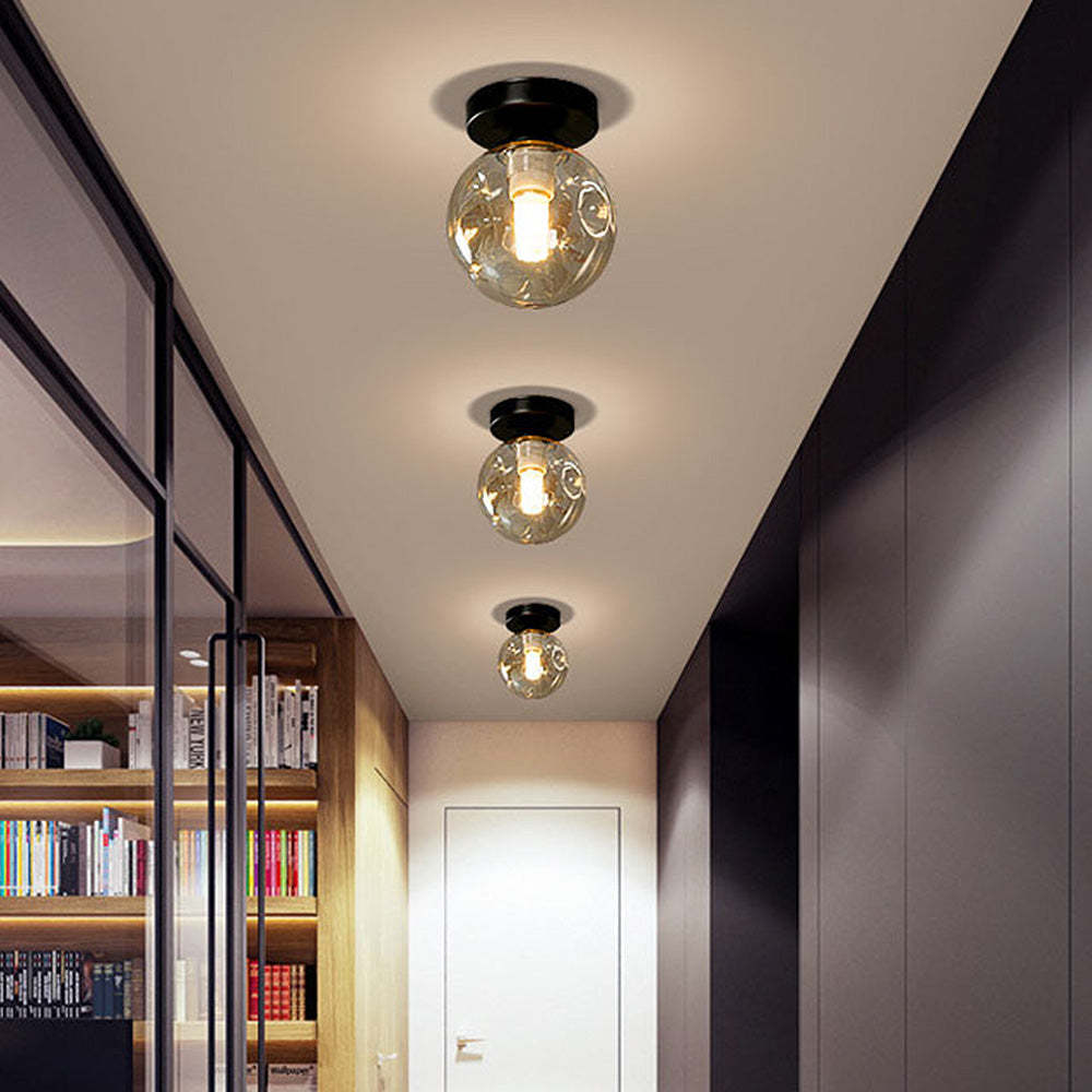 Scandinavian Glass Ball Ceiling Light -Homdiy