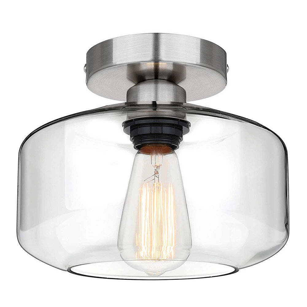 Modern Clear Glass Ceiling Light -Homdiy