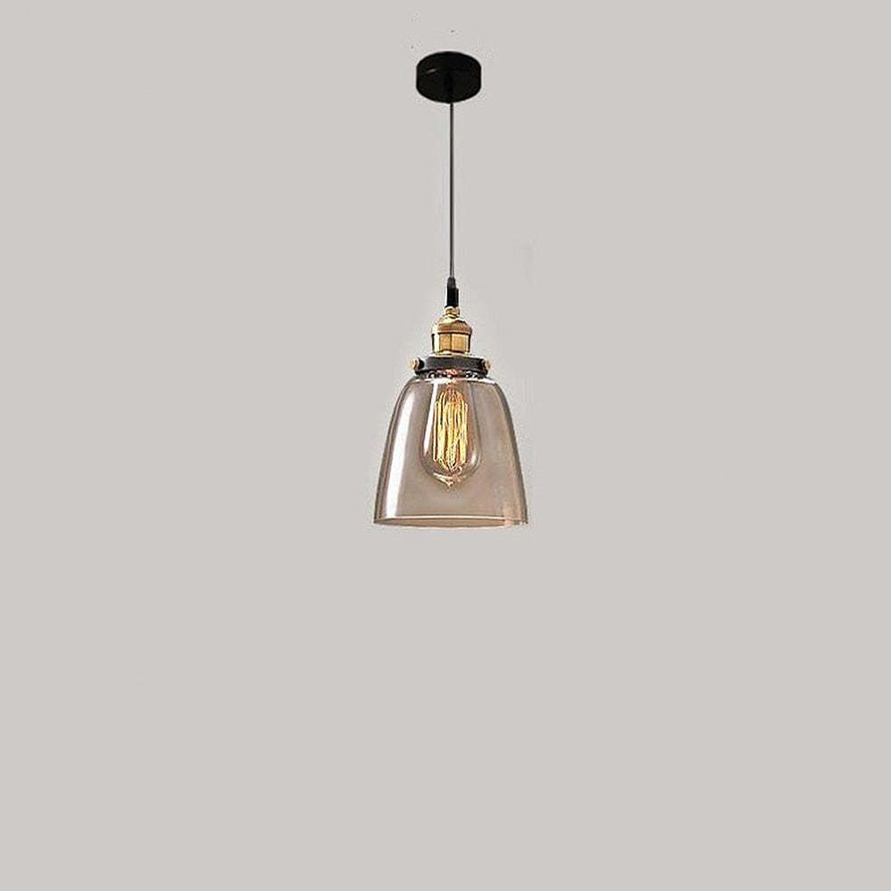 Retro Personalized Clear Glass Pendant Light -Homdiy