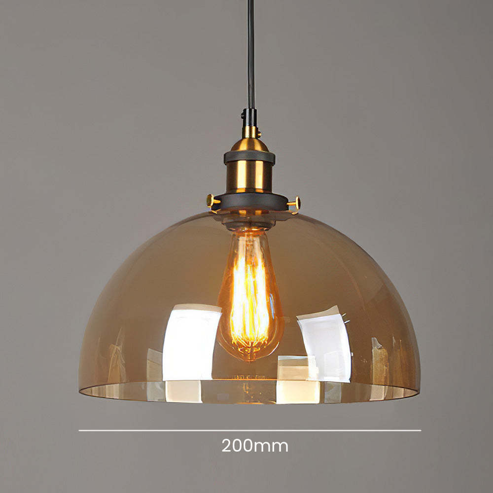 Retro Personalized Clear Glass Pendant Light -Homdiy