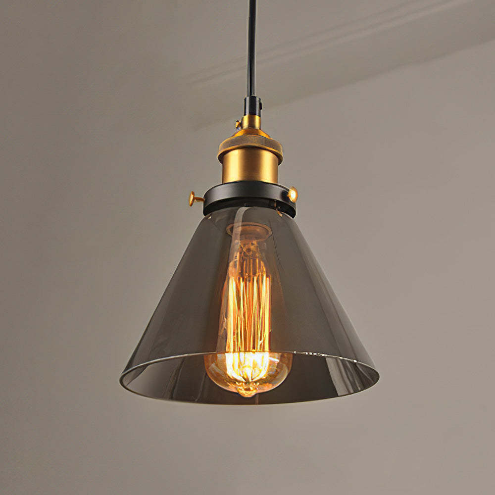 Retro Personalized Clear Glass Pendant Light -Homdiy