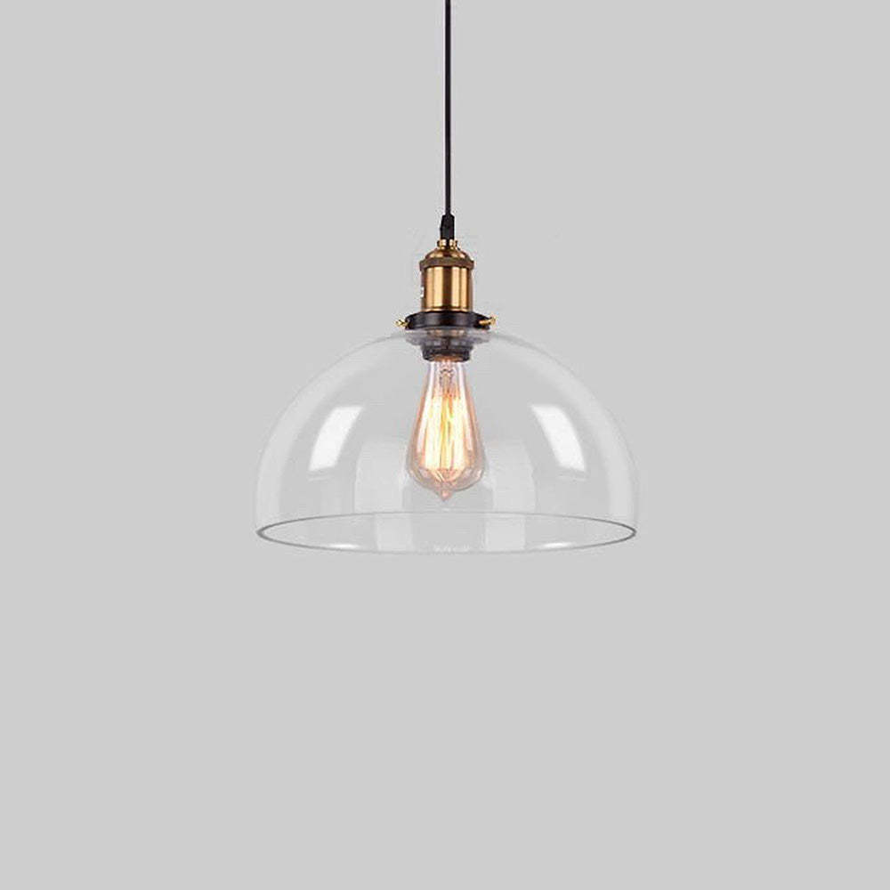 Retro Personalized Clear Glass Pendant Light -Homdiy