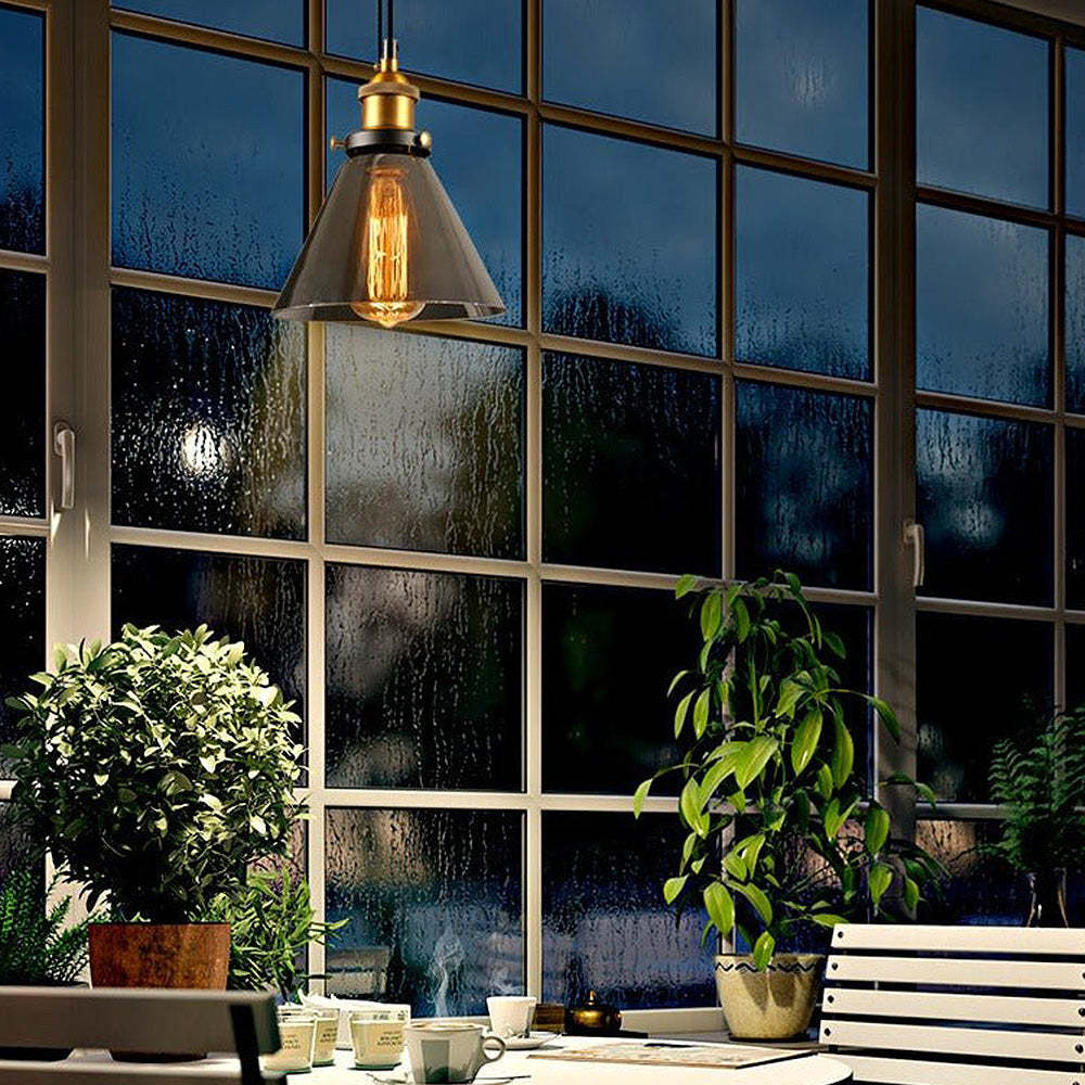 Retro Personalized Clear Glass Pendant Light -Homdiy