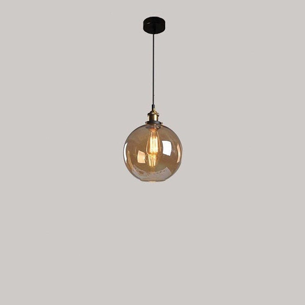 Retro Personalized Clear Glass Pendant Light -Homdiy