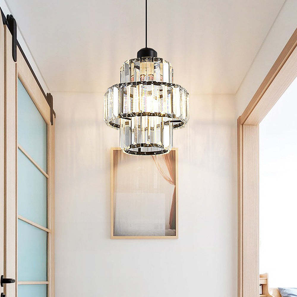 Vintage Luxury Crystal Glass Pendant Light -Homdiy