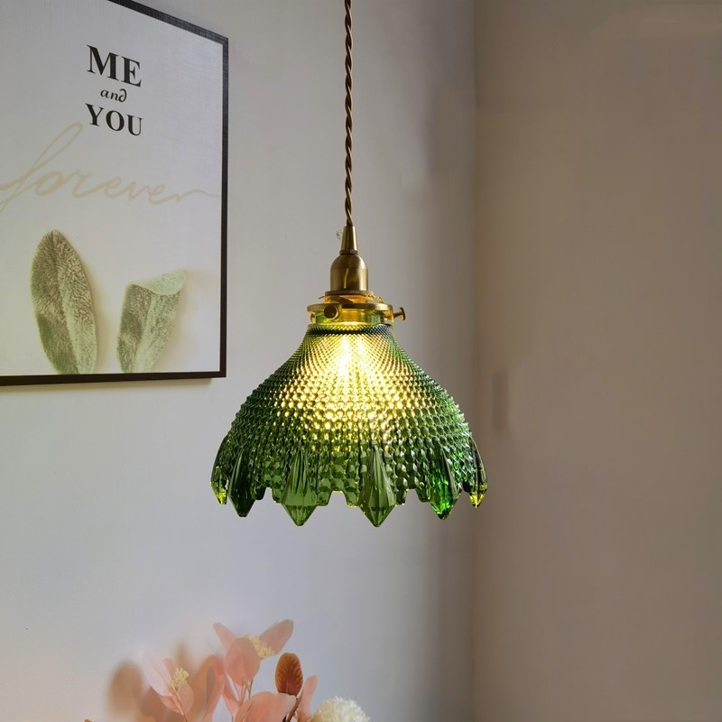 Medieval Elegance Glass Clear Pendant Light -Homdiy