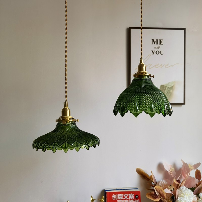 Medieval Elegance Glass Clear Pendant Light -Homdiy