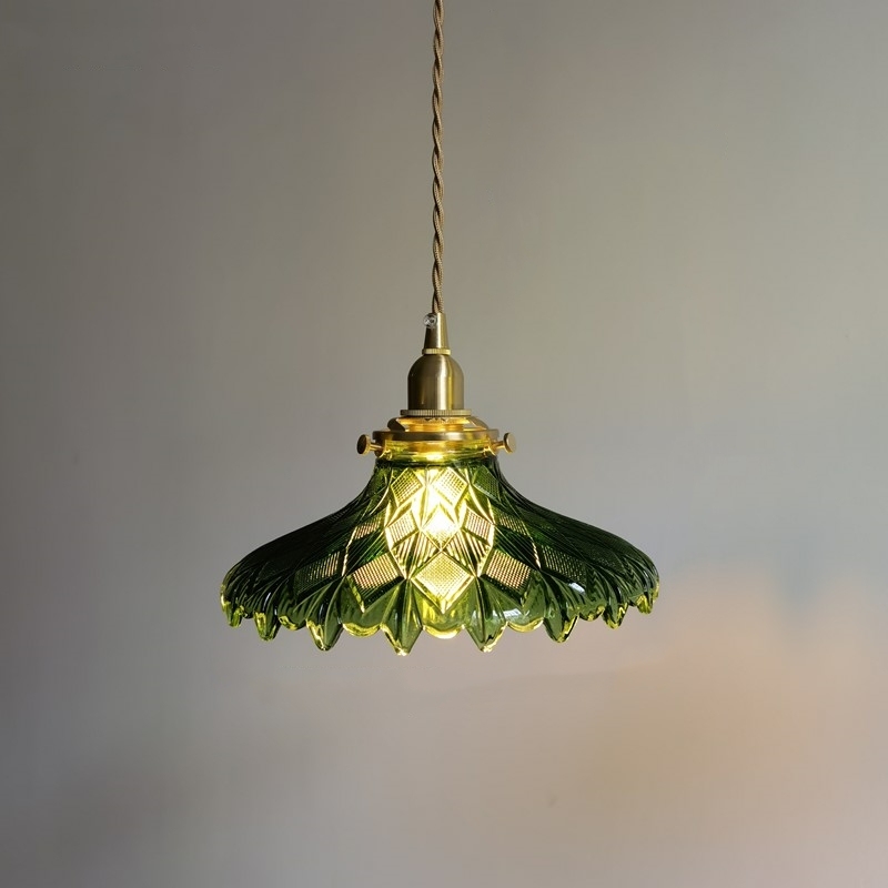 Medieval Elegance Glass Clear Pendant Light -Homdiy