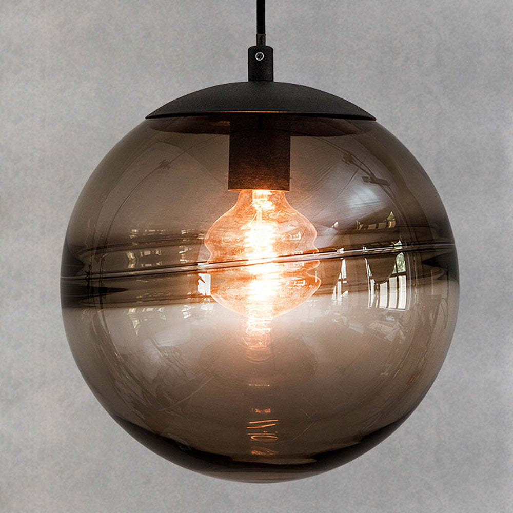 Minimalist Orb Clear Glass Pendant Light -Homdiy