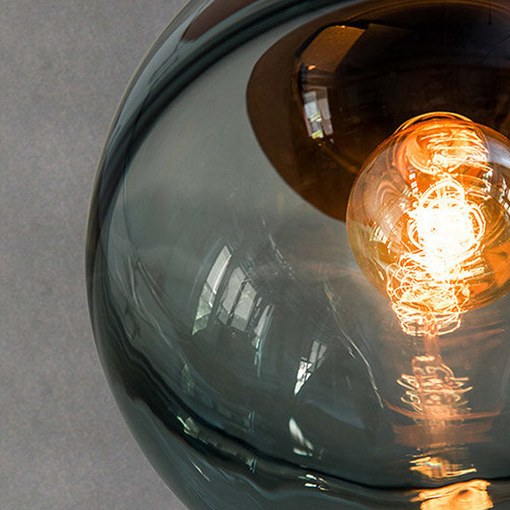 Minimalist Orb Clear Glass Pendant Light -Homdiy