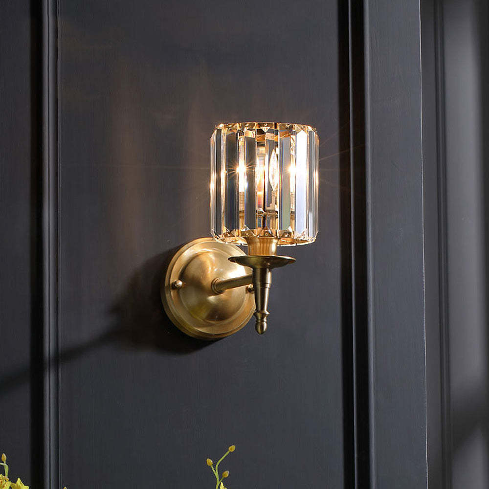 Vintage Luxury Crystal Wall Lamp -Homdiy