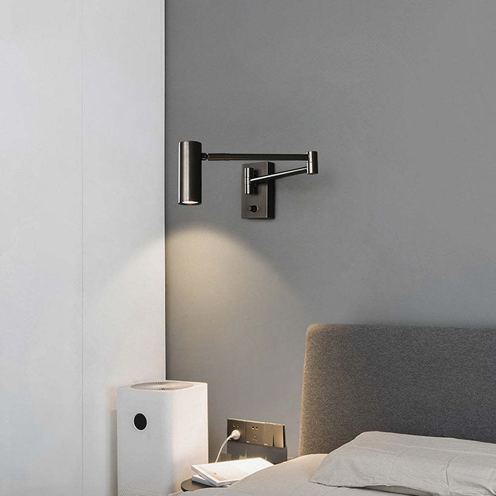 Modern Luxury Brass Rotatable Wall Light -Homdiy