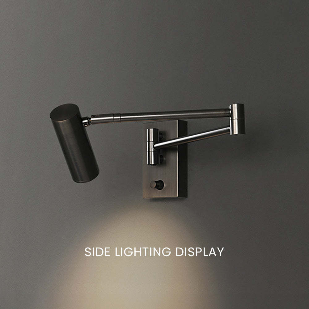 Modern Luxury Brass Rotatable Wall Light -Homdiy