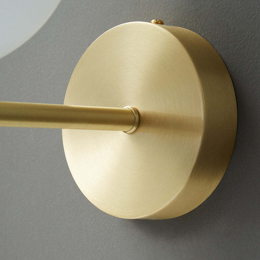 Marble Brass Bedside Wall Light -Homdiy