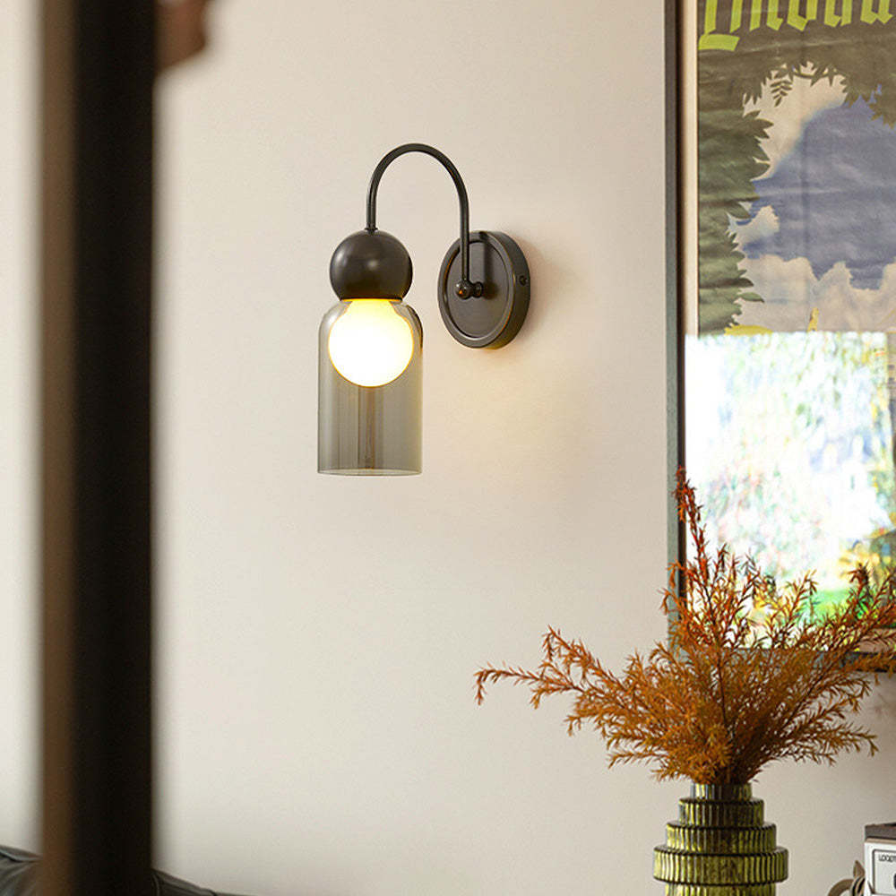 Stylish Clear Glass Nordic Wall Light -Homdiy