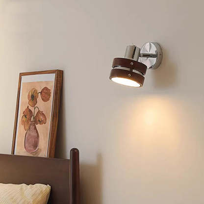 Homdiy Wall Light French Wood Bedside Wulnut Wall Light For Home