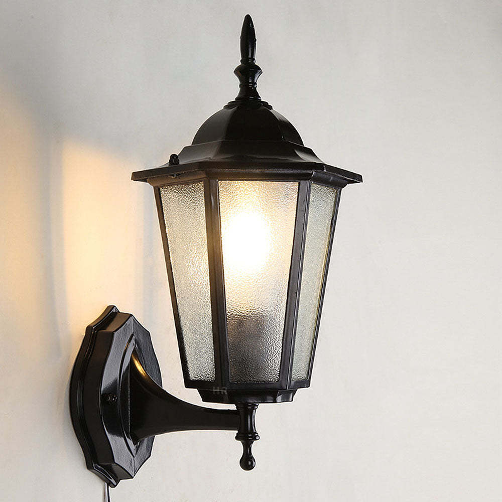 Vintage Clear Outdoor Classic Wall Light -Homdiy