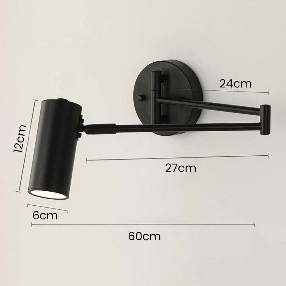 Modern Adjustable Metal Wall Light -Homdiy