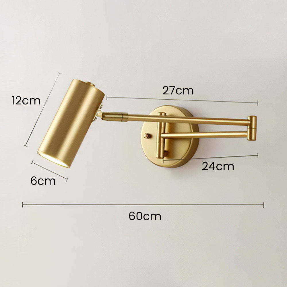 Modern Adjustable Metal Wall Light -Homdiy