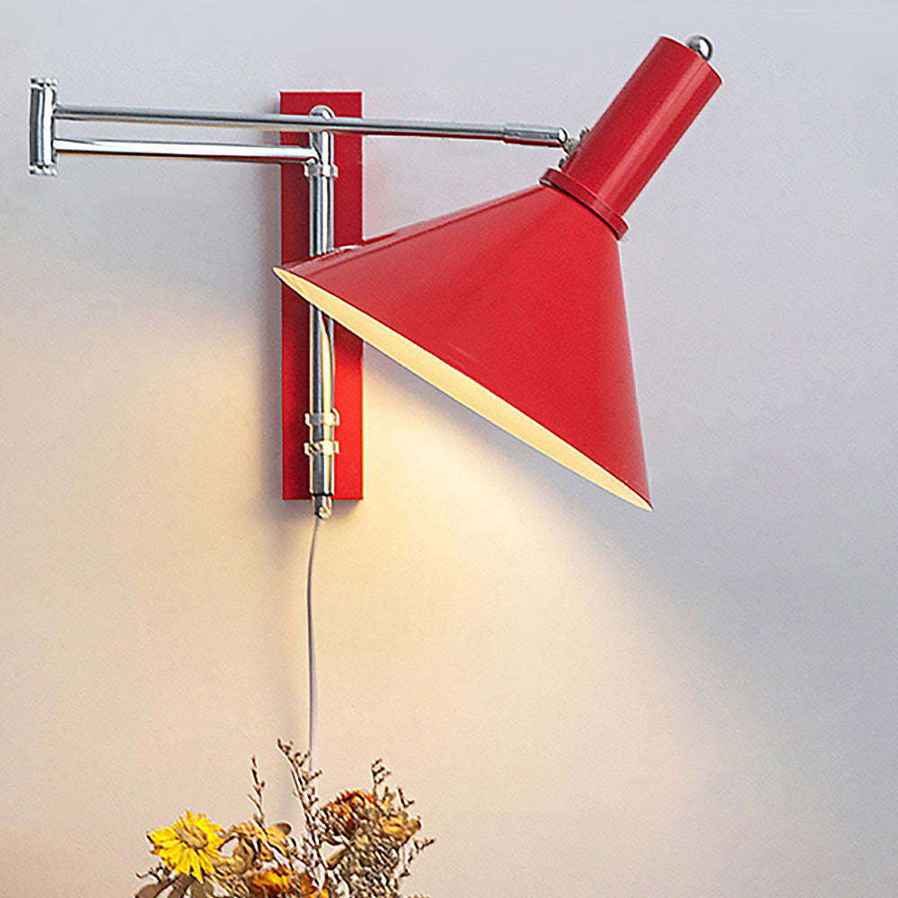 Homdiy Wall Light Bauhaus Simple Rotatable Stained Wall Light For