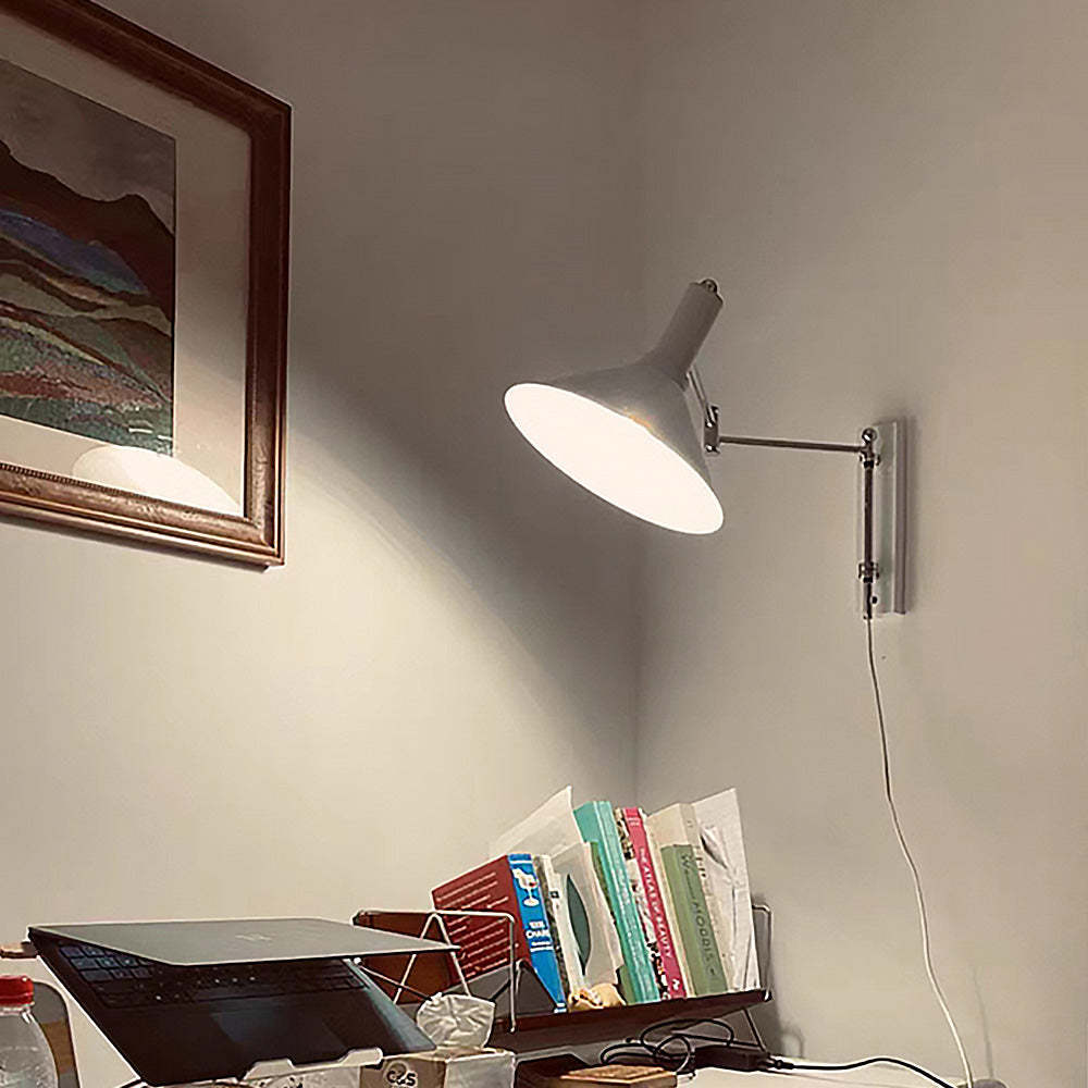 Homdiy Wall Light Bauhaus Simple Rotatable Stained Wall Light For