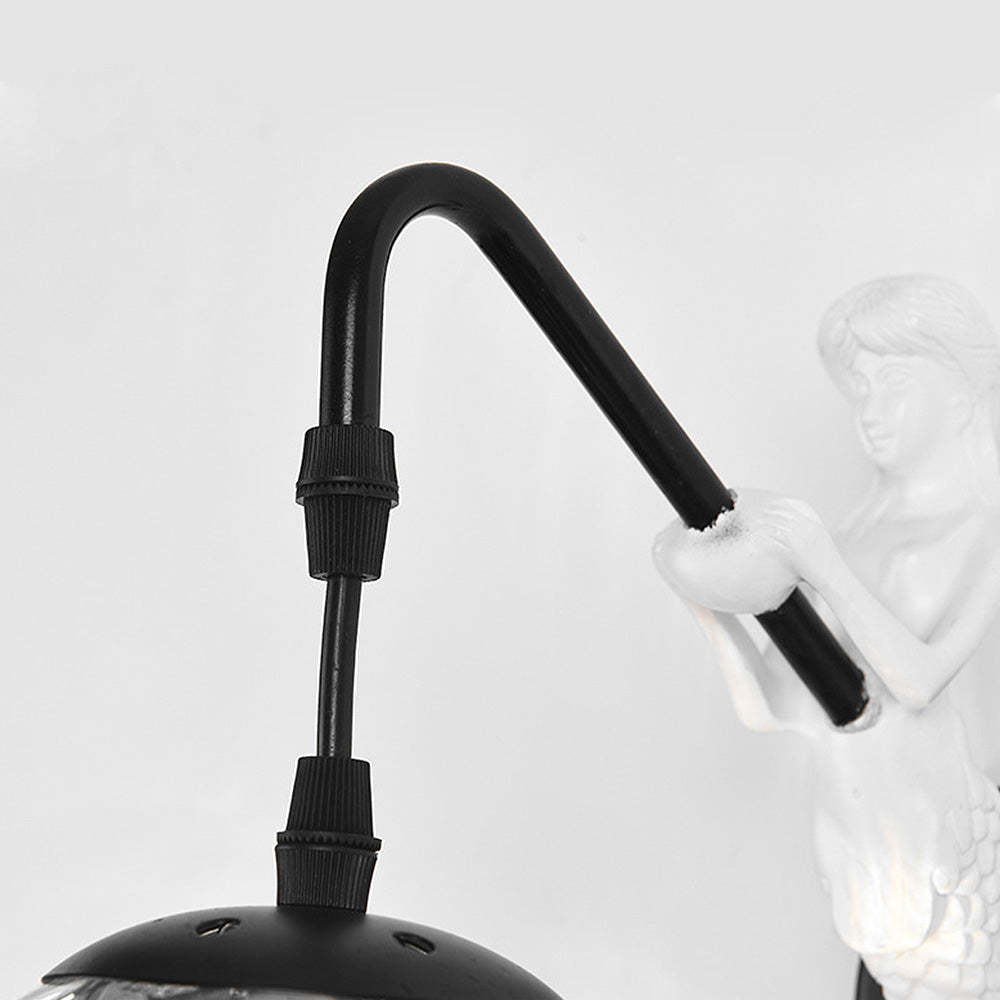 Retro Lantern Shape Clear Wall Light -Homdiy