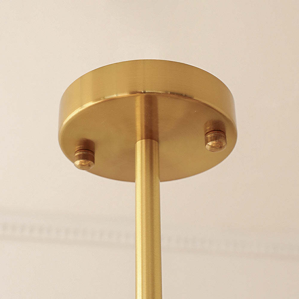 Bauhaus Cream Yellow Glass Pendant Light -Homdiy