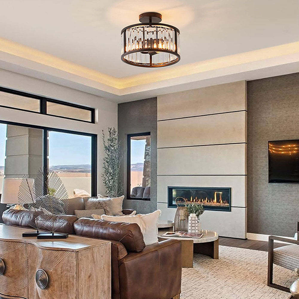 Homdiy Ceiling Light Medieval Luxury Round Black Ceiling Homdiy Ceiling Light Medieval Luxury Round Black Ceiling