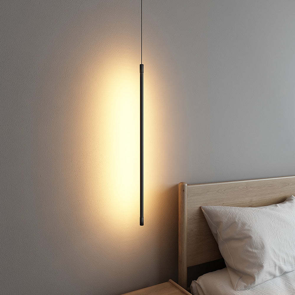 Minimalist Aluminum Long LED Pendant Light -Homdiy