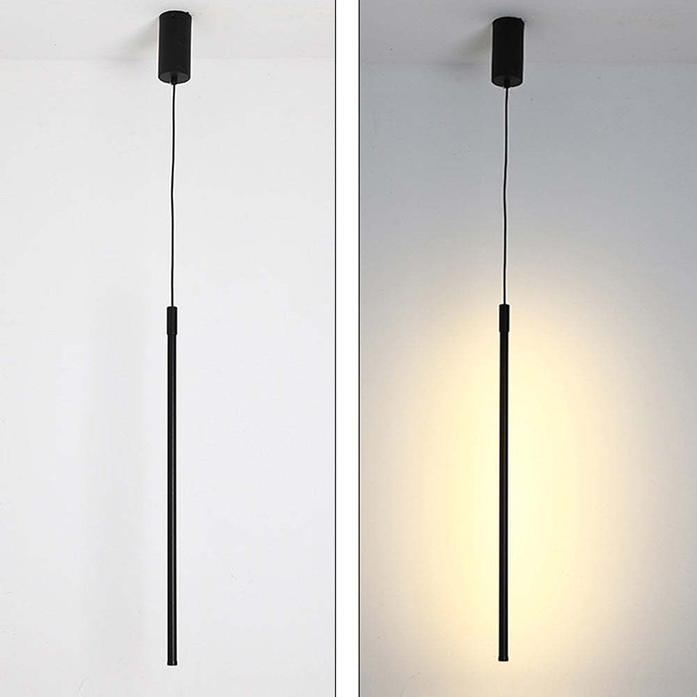 Minimalist Aluminum Long LED Pendant Light -Homdiy